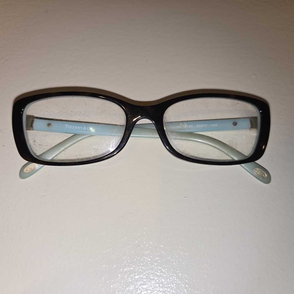 Tiffany & Co. Black and Blue Eyeglasses